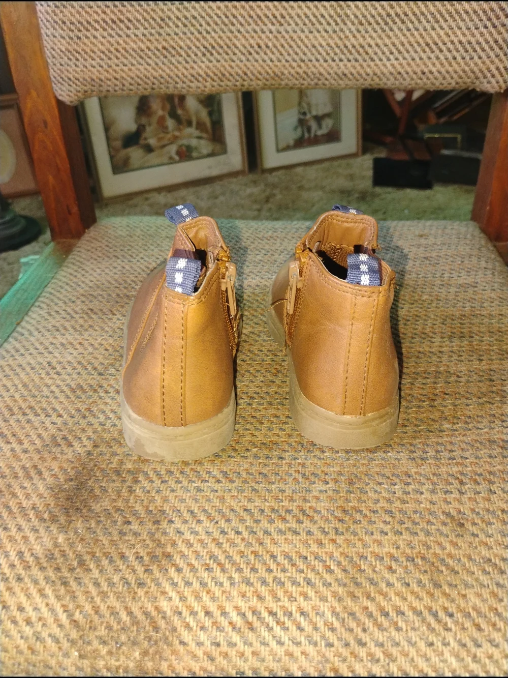 Kids Tan Chelsea Boots - Comfortable Everyday Slip-On